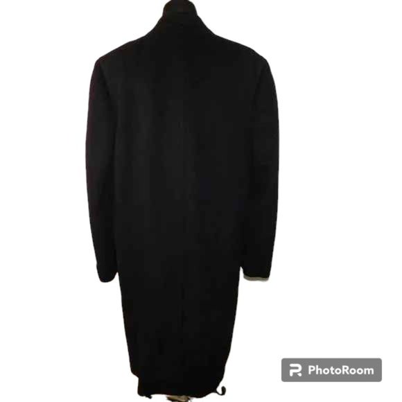Pure Cashmere Of Finest Quality Long Over Coat Vintage Union Made - Picture 6 of 12